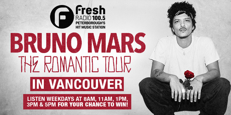 Bruno Mars In Vancouver